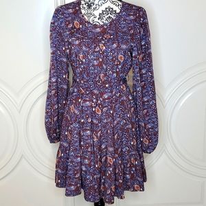 Entro Anthropologie Guest Brand Cottagecore boho Floral Dress